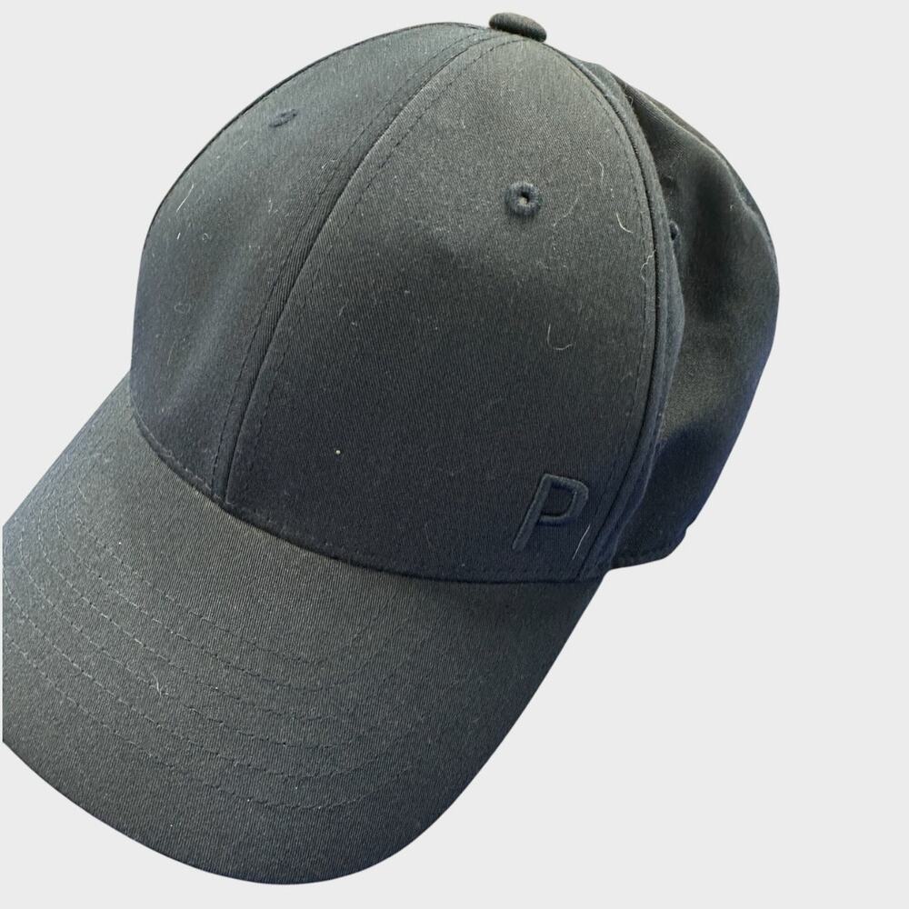 Puma Golf 2023 Women's Ponytail P Hat Cap Navy Blue